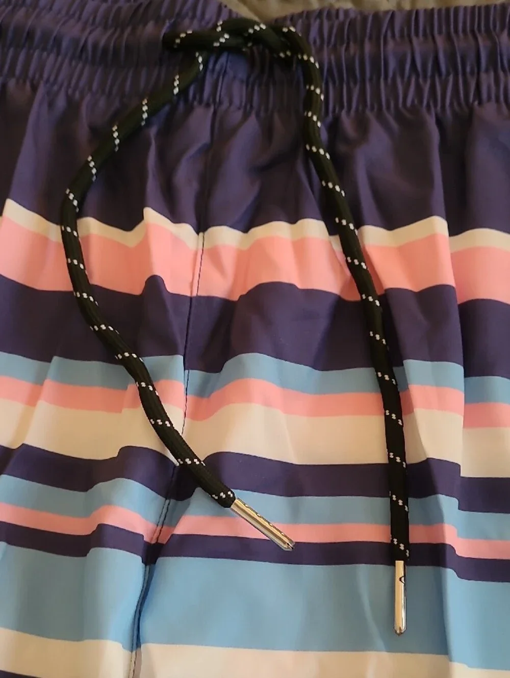 Purple Stripe Men's Swim Shorts